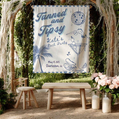 Beach Bachelorette Banner – Custom Bach Décor | #59