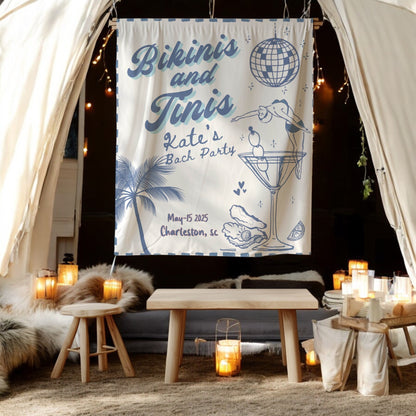 Beach Bachelorette Banner – Custom Bach Décor | #59