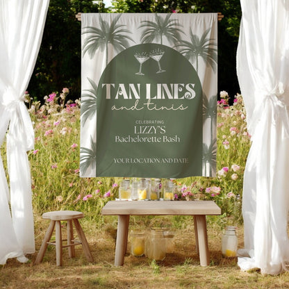 Tropical Bachelorette Sign – Custom Bach Décor | #05