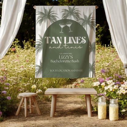 Tropical Bachelorette Sign – Custom Bach Décor | #05