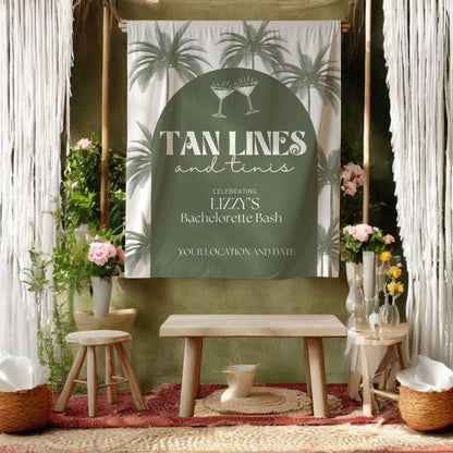 Tropical Bachelorette Sign – Custom Bach Décor | #05