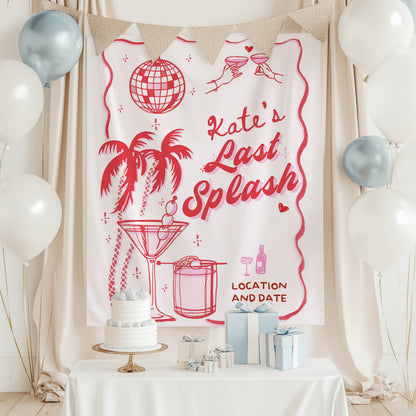 Coastal Bachelorette Banner – Custom Bach Décor | #60