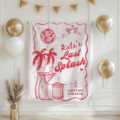 Coastal Bachelorette Banner – Custom Bach Décor | #60