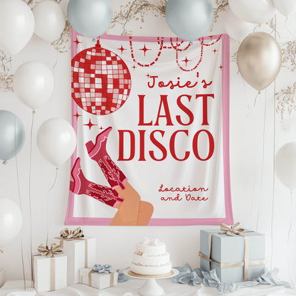Disco Cowgirl Bachelorette Banner – Custom Bach Décor | #61