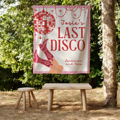 Disco Cowgirl Bachelorette Banner – Custom Bach Décor | #61