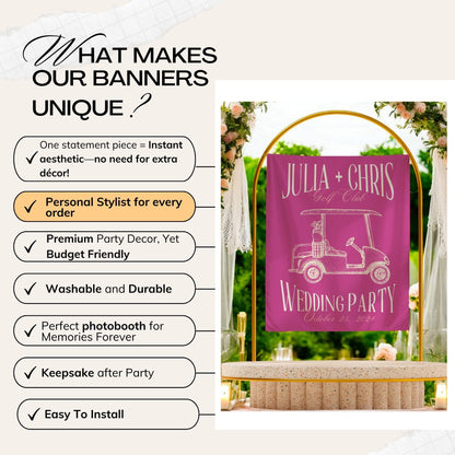 Golf Bachelorette Banner – Custom Bach Décor | #62