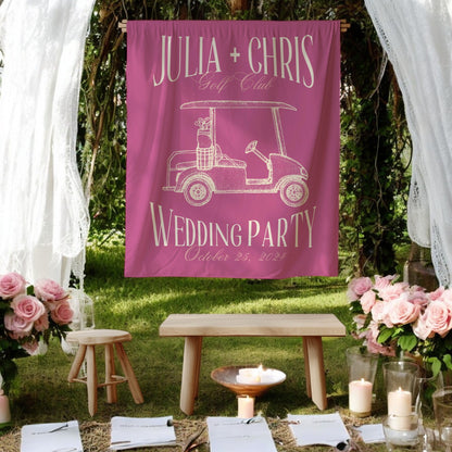 Golf Bachelorette Banner – Custom Bach Décor | #62