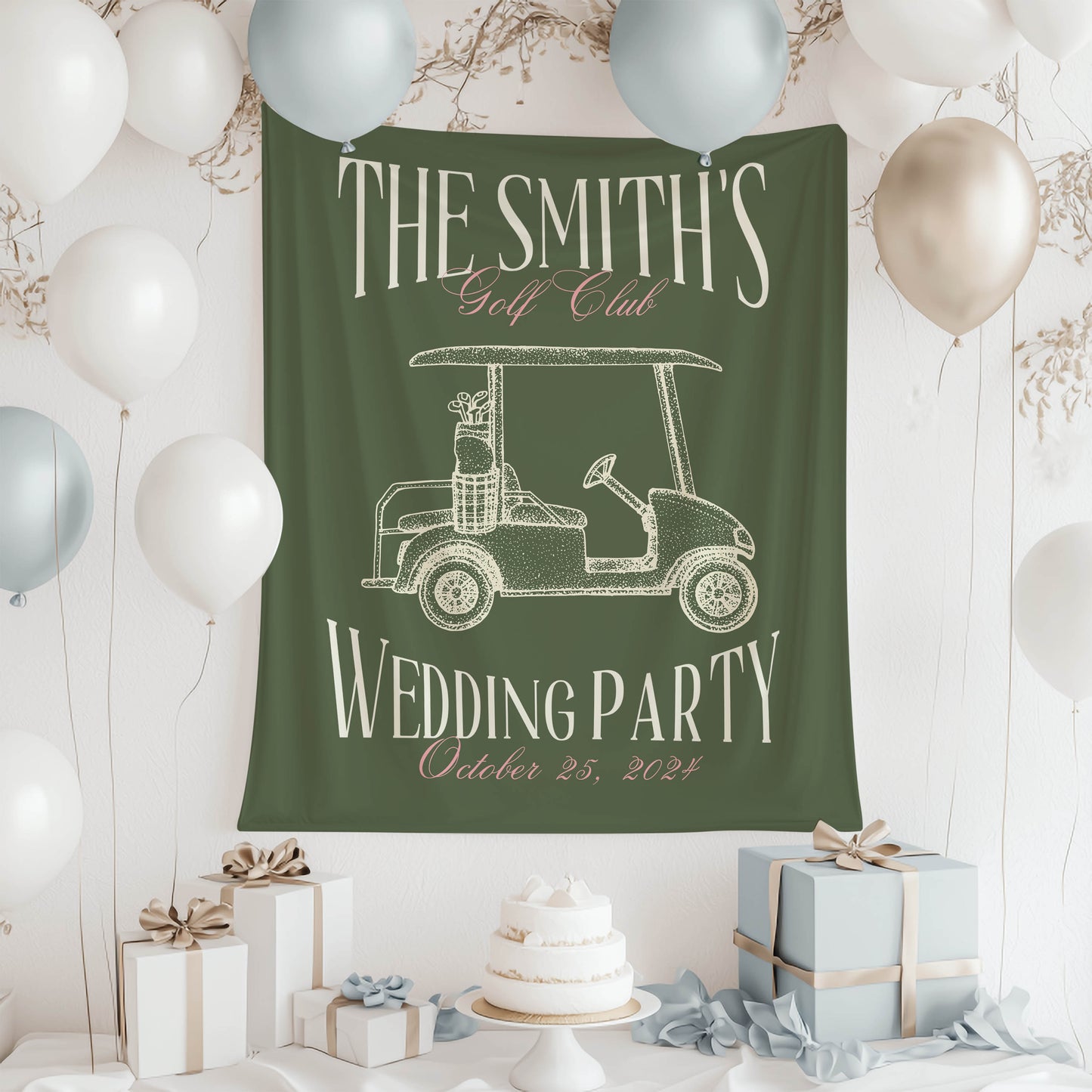 Golf Bachelorette Banner – Custom Bach Décor | #62