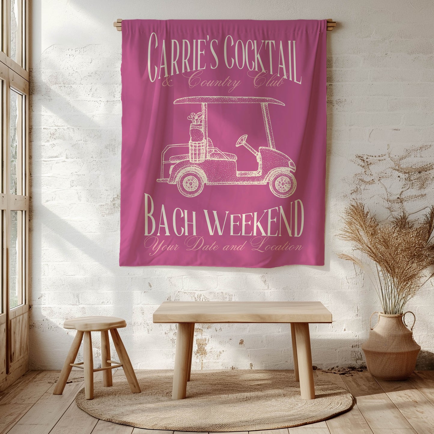 Golf Bachelorette Banner – Custom Bach Décor | #62