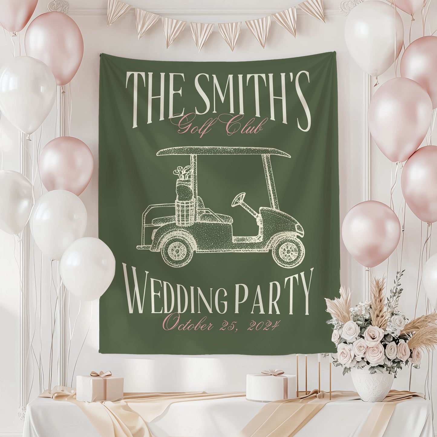 Golf Bachelorette Banner – Custom Bach Décor | #62