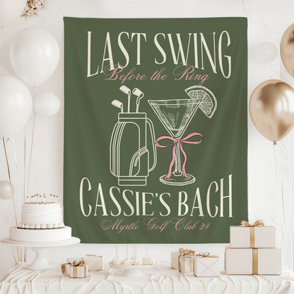 Golf Bachelorette Banner – Custom Bach Décor | #63