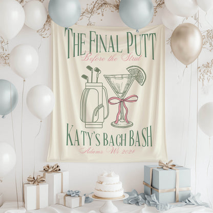Golf Bachelorette Banner – Custom Bach Décor | #63