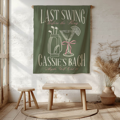 Golf Bachelorette Banner – Custom Bach Décor | #63