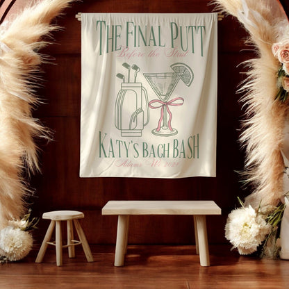 Golf Bachelorette Banner – Custom Bach Décor | #63