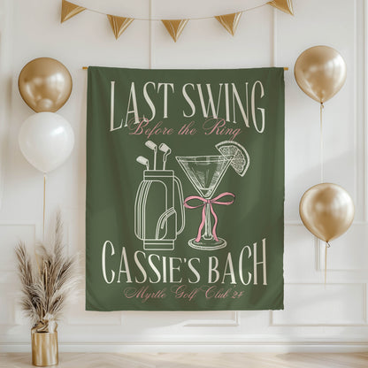 Golf Bachelorette Banner – Custom Bach Décor | #63