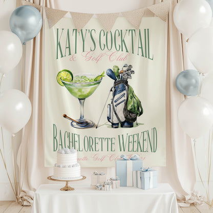 Golf Bachelorette Banner – Custom Bach Décor | #64