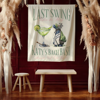 Golf Bachelorette Banner – Custom Bach Décor | #64