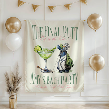 Golf Bachelorette Banner – Custom Bach Décor | #64