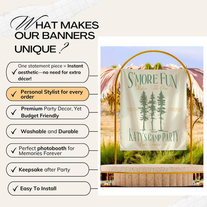 Hiking Bachelorette Banner – Custom Bach Décor | #65