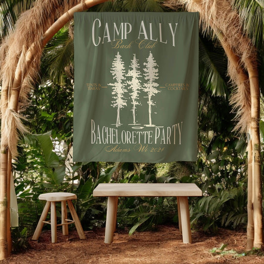 Hiking Bachelorette Banner – Custom Bach Décor | #65