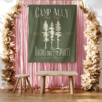 Hiking Bachelorette Banner – Custom Bach Décor | #65