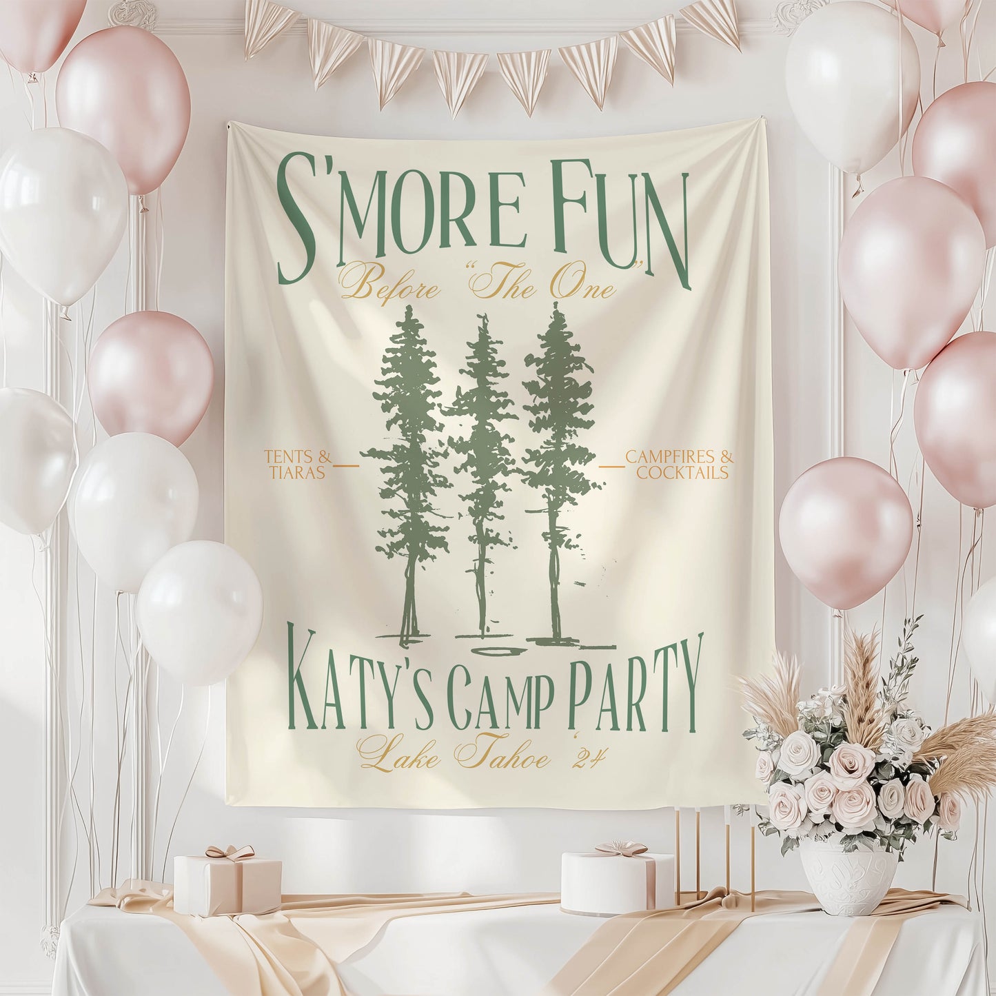 Hiking Bachelorette Banner – Custom Bach Décor | #65