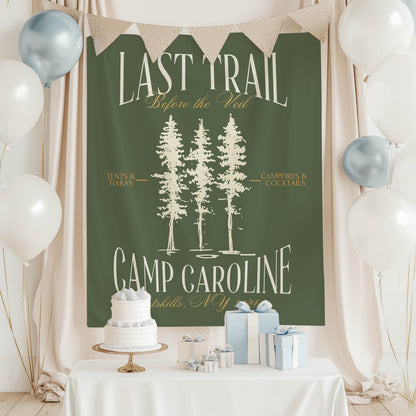 Hiking Bachelorette Banner – Custom Bach Décor | #65