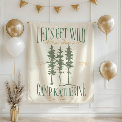 Hiking Bachelorette Banner – Custom Bach Décor | #65