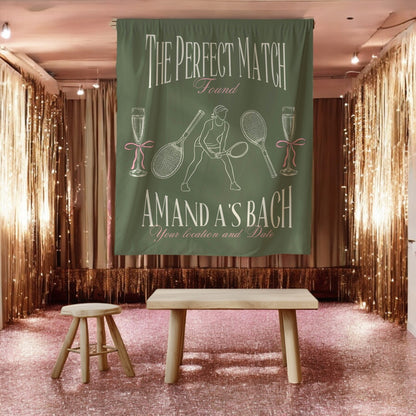 Tennis Bachelorette Banner – Custom Bach Décor | #66