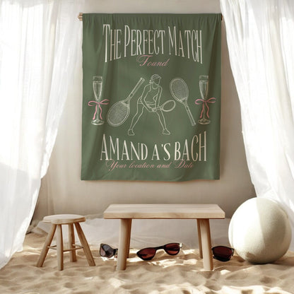 Tennis Bachelorette Banner – Custom Bach Décor | #66
