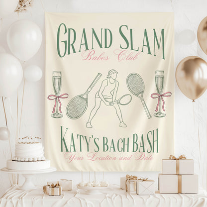 Tennis Bachelorette Banner – Custom Bach Décor | #66