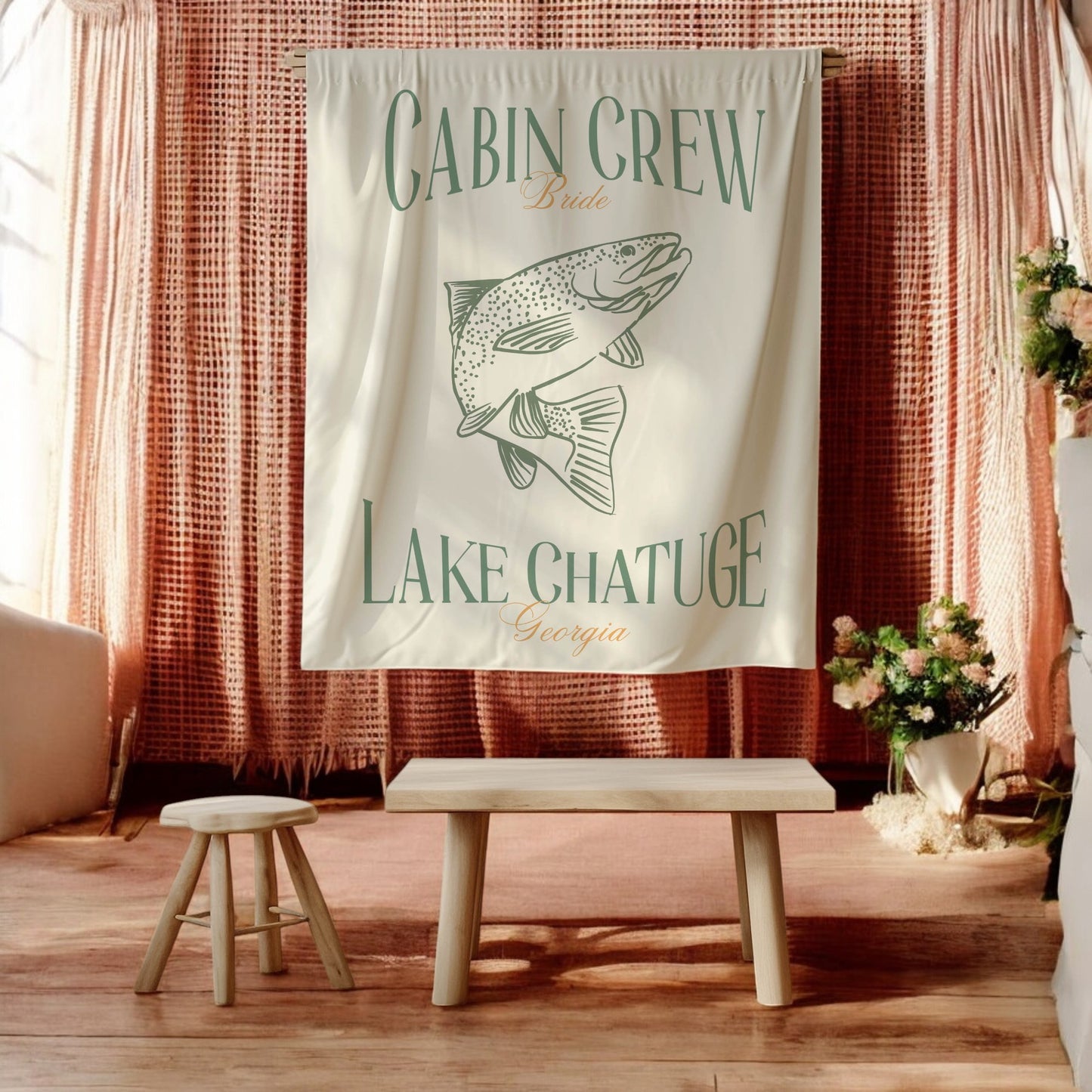 Fishing Bachelorette Banner – Custom Bach Décor | #68