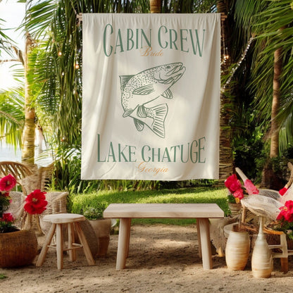 Fishing Bachelorette Banner – Custom Bach Décor | #68