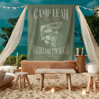 Fishing Bachelorette Banner – Custom Bach Décor | #68