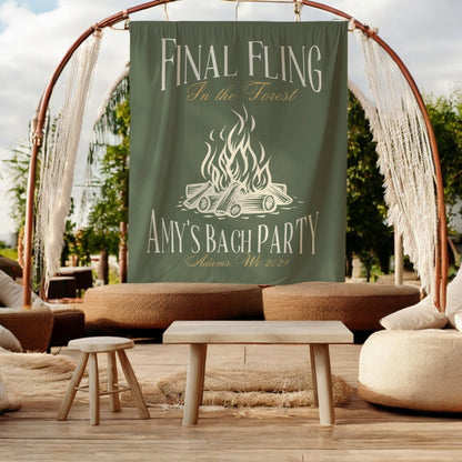 Camp Bachelorette Banner – Custom Bach Décor | #69