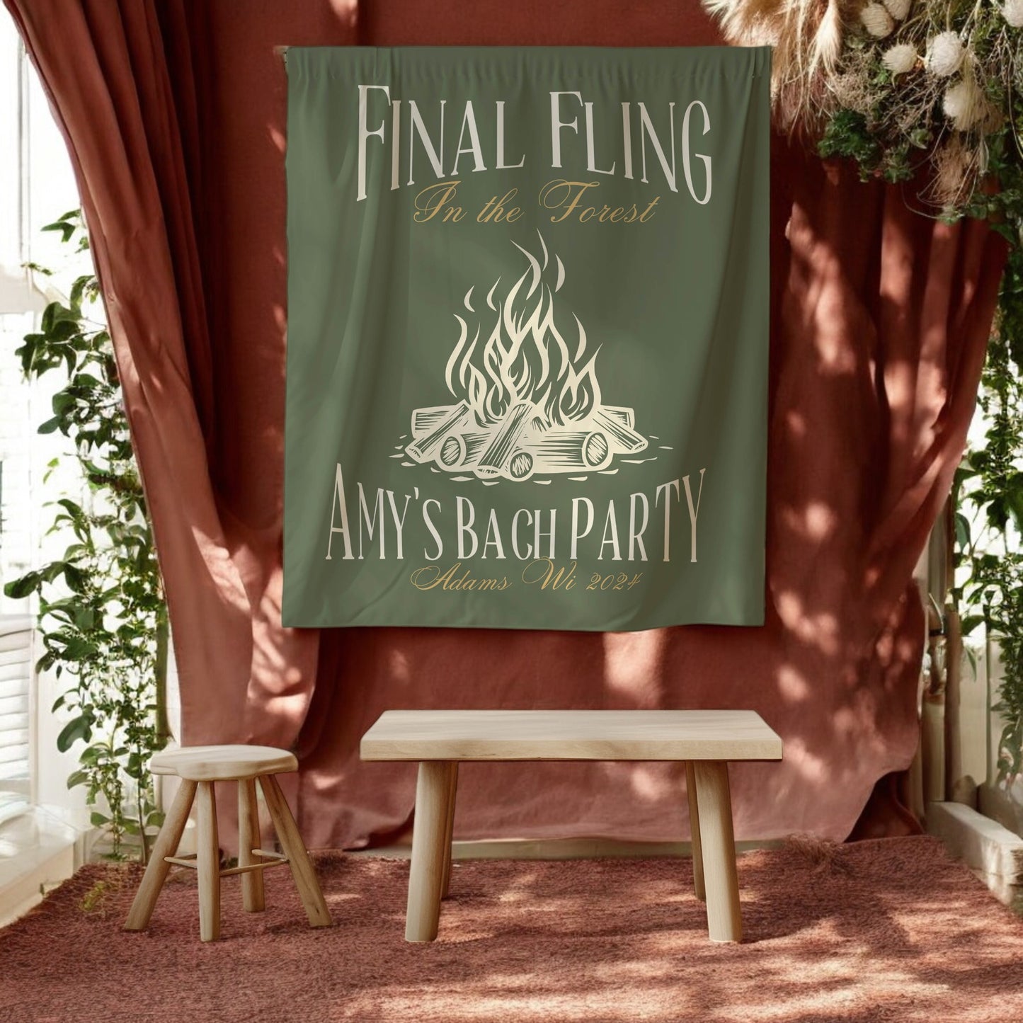 Camp Bachelorette Banner – Custom Bach Décor | #69
