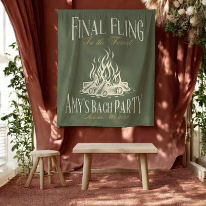 Camp Bachelorette Banner – Custom Bach Décor | #69