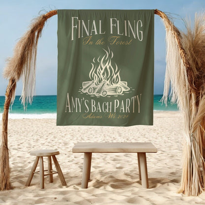 Camp Bachelorette Banner – Custom Bach Décor | #69