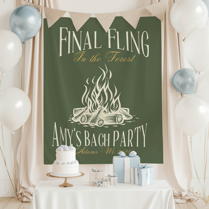 Camp Bachelorette Banner – Custom Bach Décor | #69