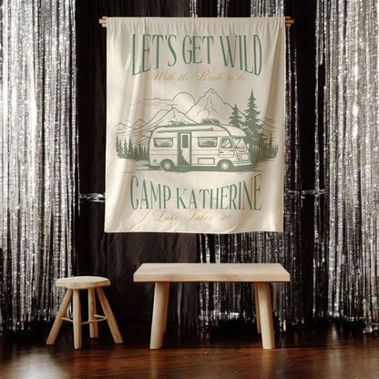 Camp Bachelorette Banner – Custom Bach Décor | #70