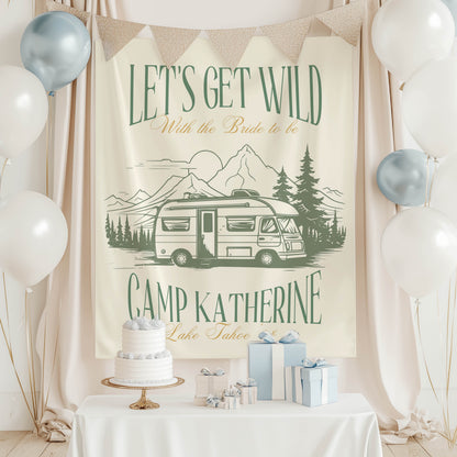 Camp Bachelorette Banner – Custom Bach Décor | #70