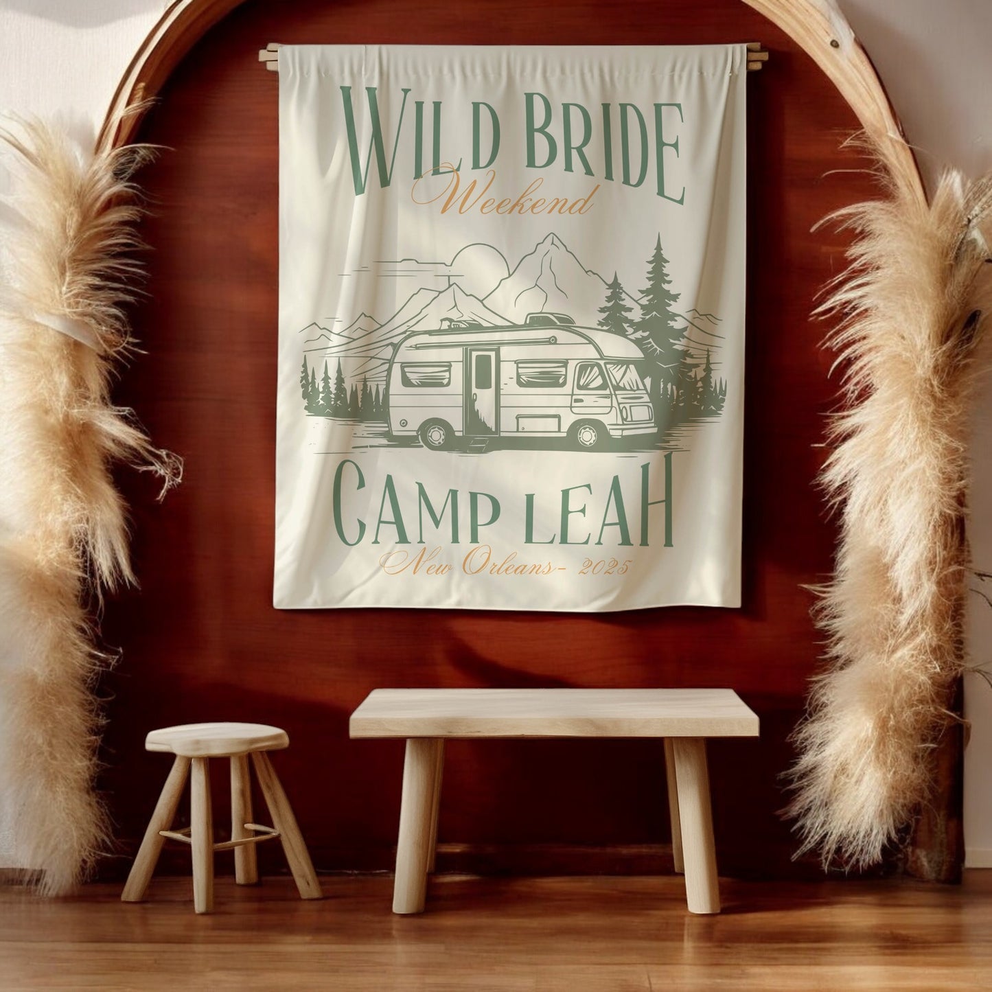 Camp Bachelorette Banner – Custom Bach Décor | #70