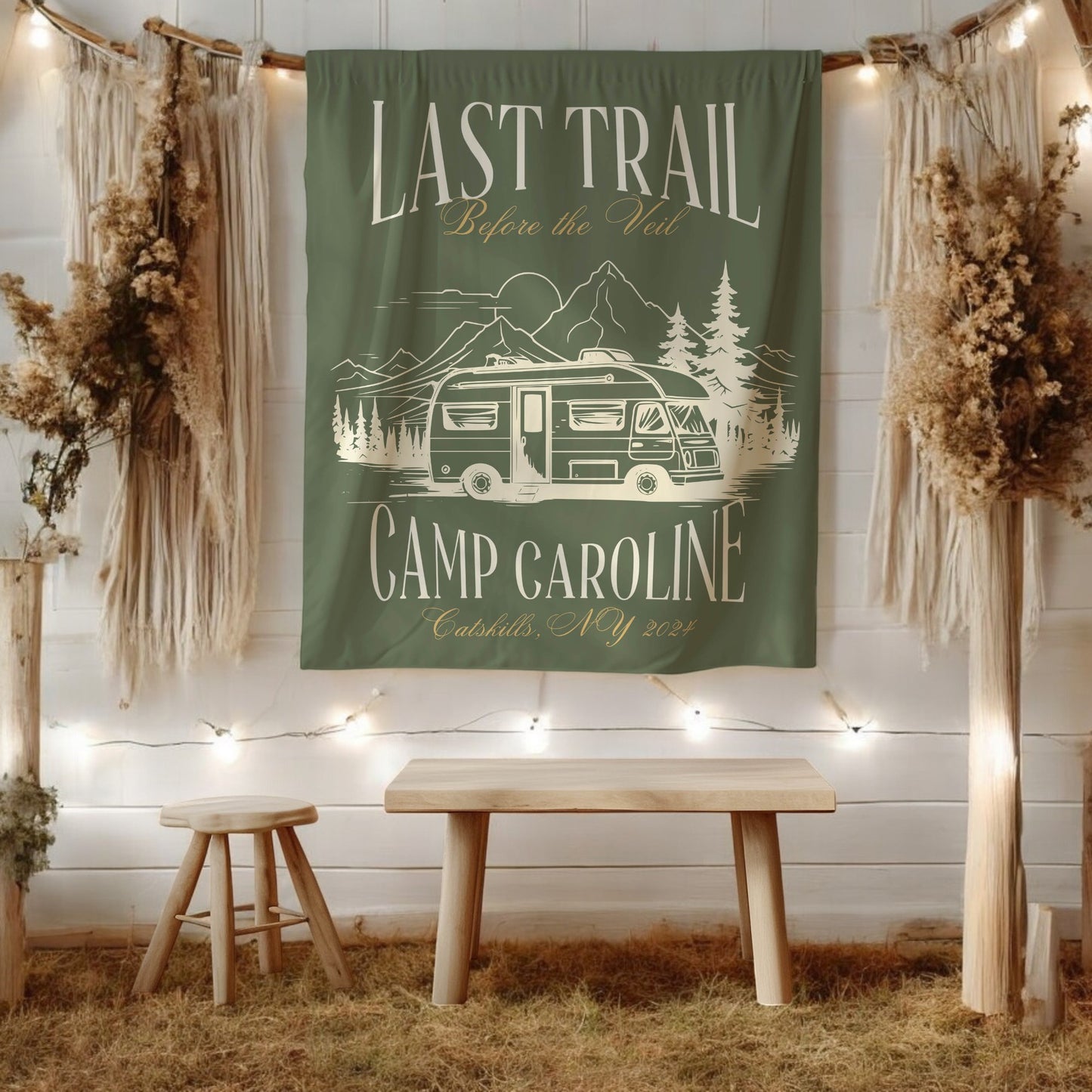 Camp Bachelorette Banner – Custom Bach Décor | #70