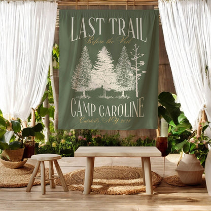 Hiking Bachelorette Banner – Custom Bach Décor | #71