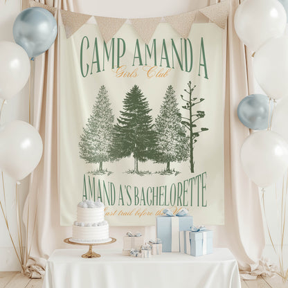 Hiking Bachelorette Banner – Custom Bach Décor | #71