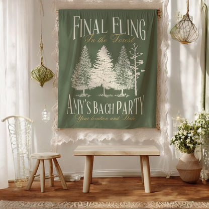 Hiking Bachelorette Banner – Custom Bach Décor | #71