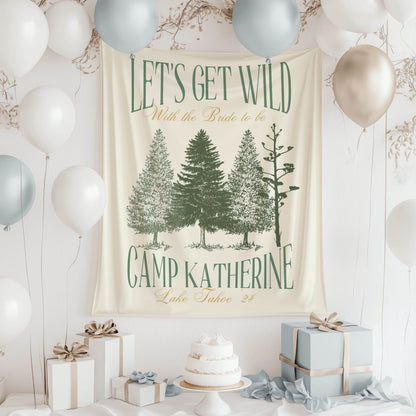 Hiking Bachelorette Banner – Custom Bach Décor | #71