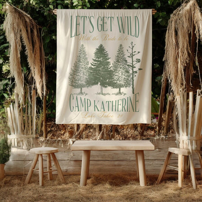 Hiking Bachelorette Banner – Custom Bach Décor | #71