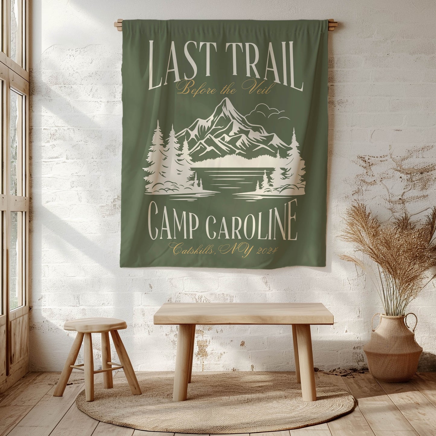 Hiking Bachelorette Banner – Custom Bach Décor | #72