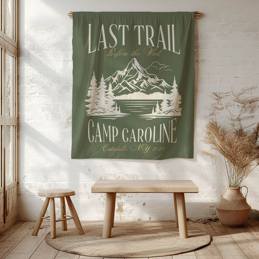 Hiking Bachelorette Banner – Custom Bach Décor | #72